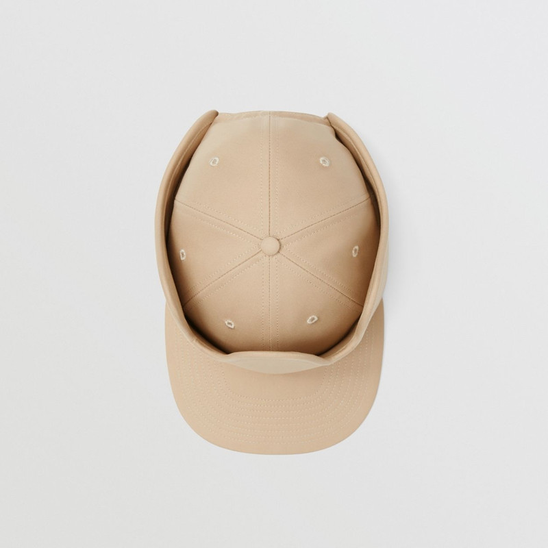 Cut-out Panel Cotton Gabardine Baseball Cap 7
