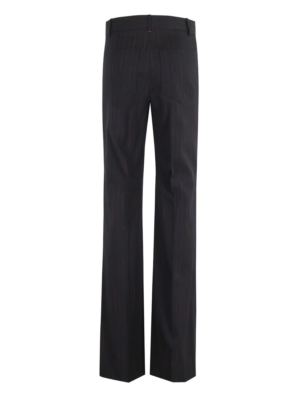 pinstripe straight trousers - 2