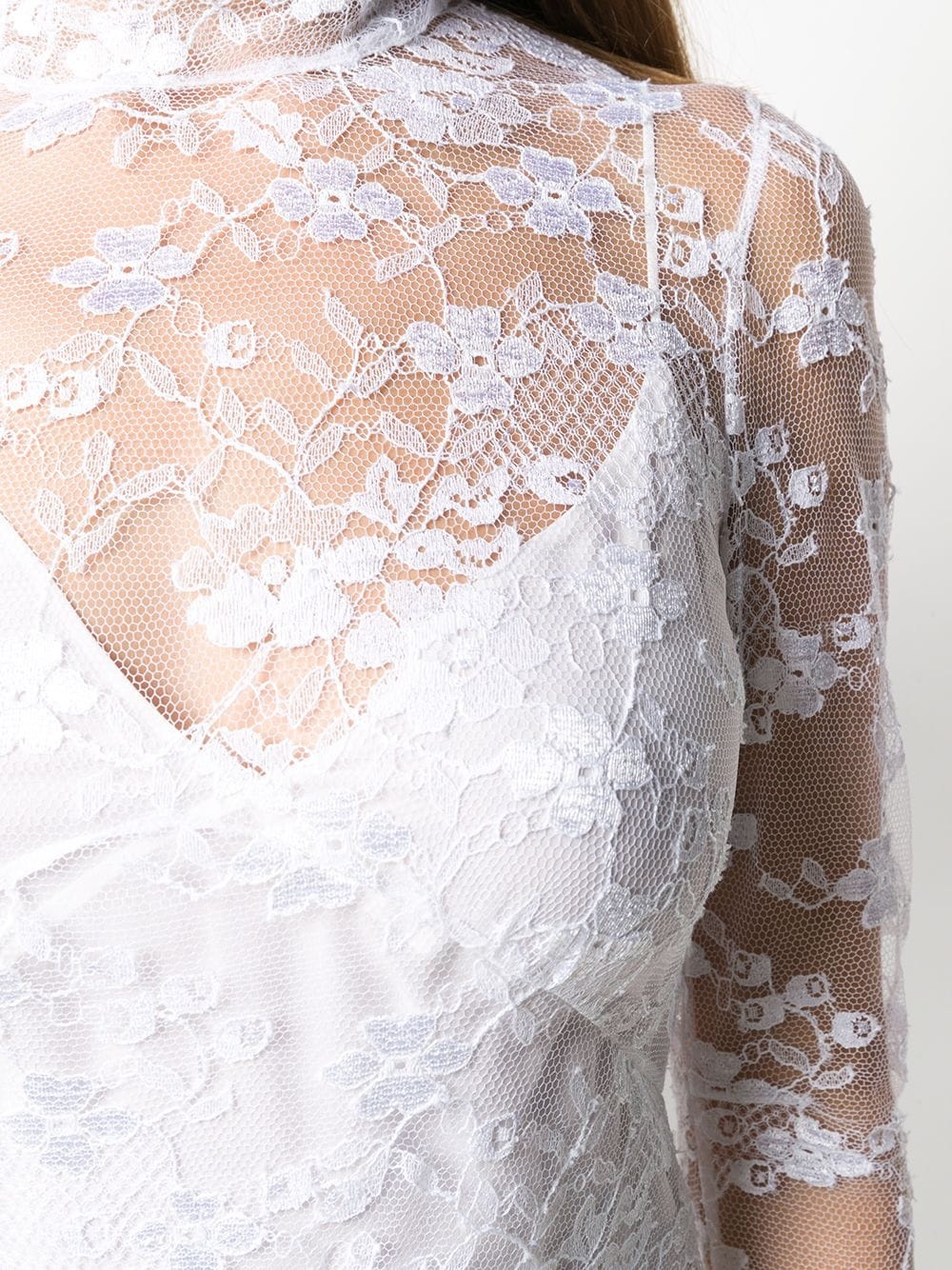 fitted lace dress - 5