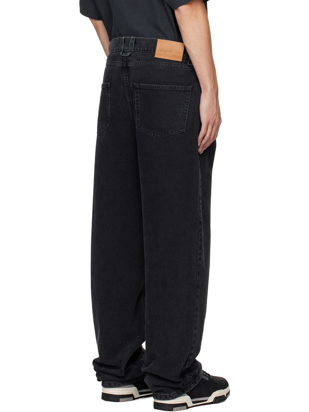 Black Zine Relaxed-Fit Jeans - 3