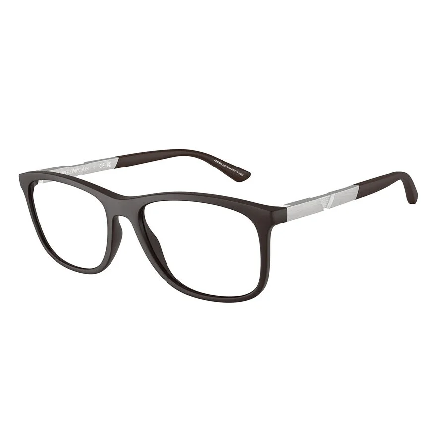 Emporio Armani Demo Square Men's Eyeglasses EA3247 6186 55 - 1