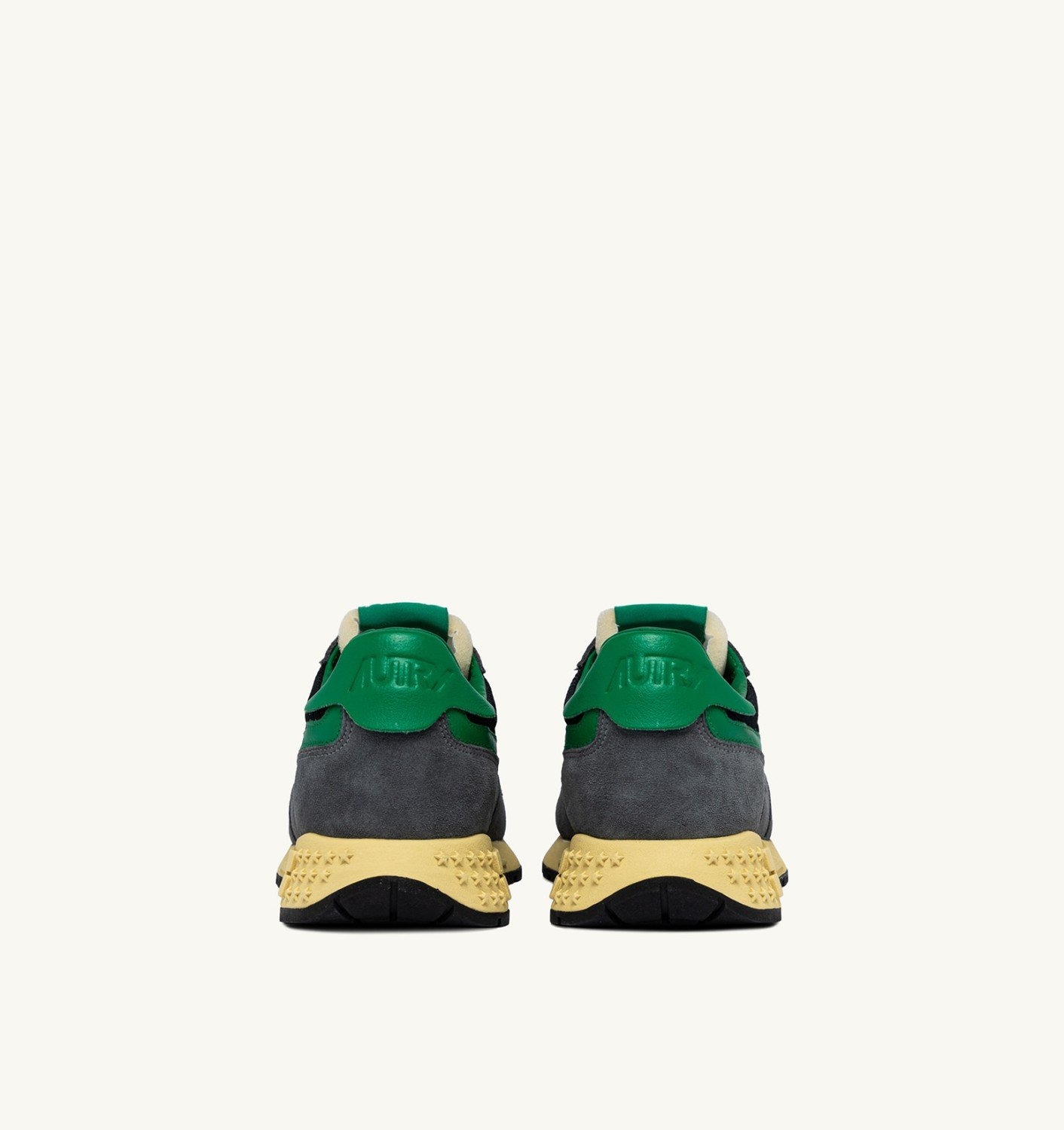 REELWIND LOW SNEAKERS IN PEAT AND GREEN TAMBURINE SUEDE AND MESH - 4