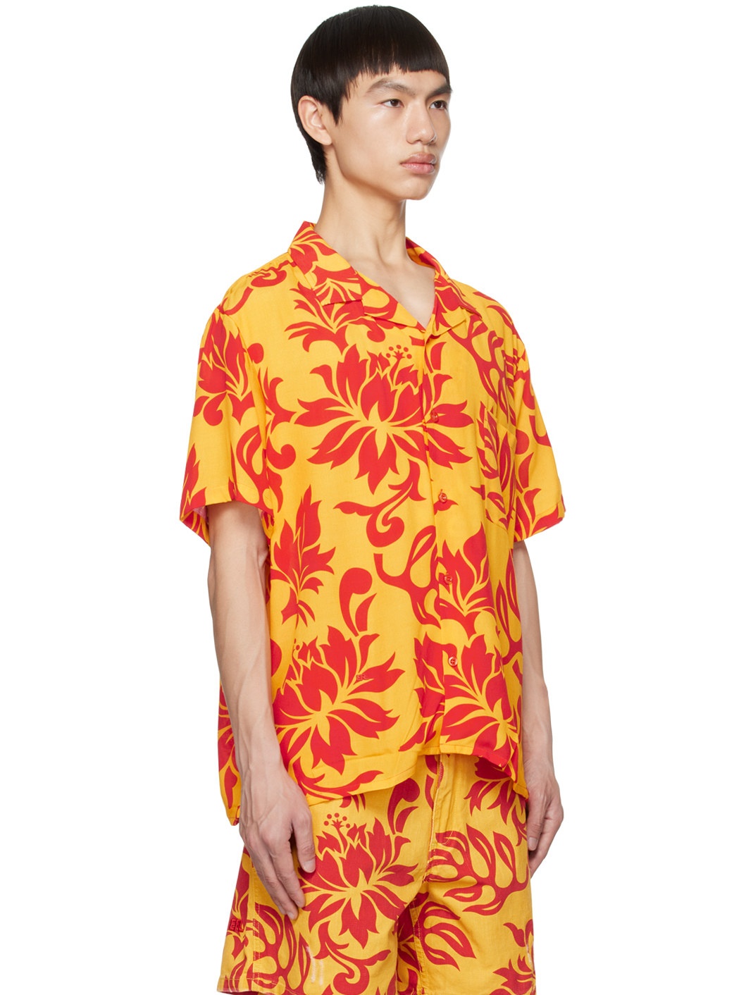 Yellow Printed Shirt - 2