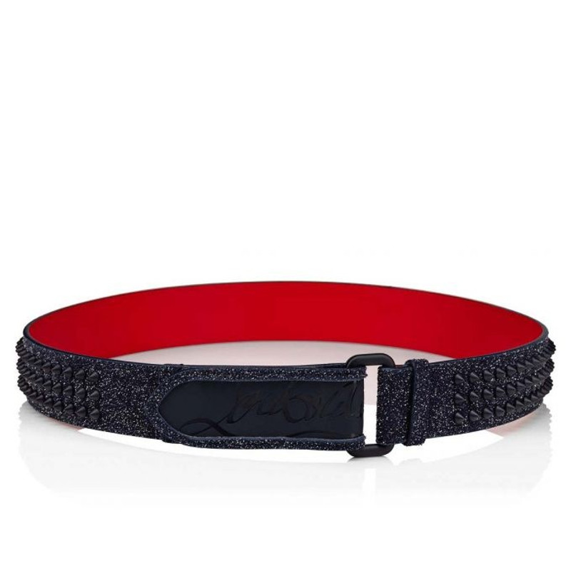 Christian Louboutin Loubi Belt INK outlook