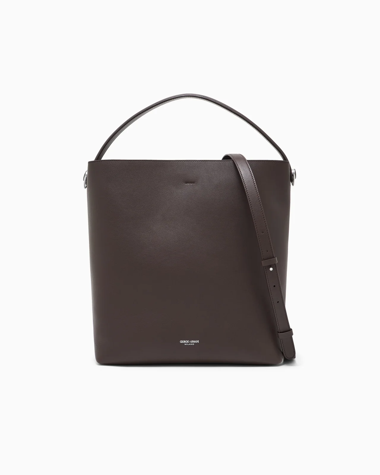 SHOULDER BAG IN LEATHER WITH SPLIT LEATHER LINING - 1