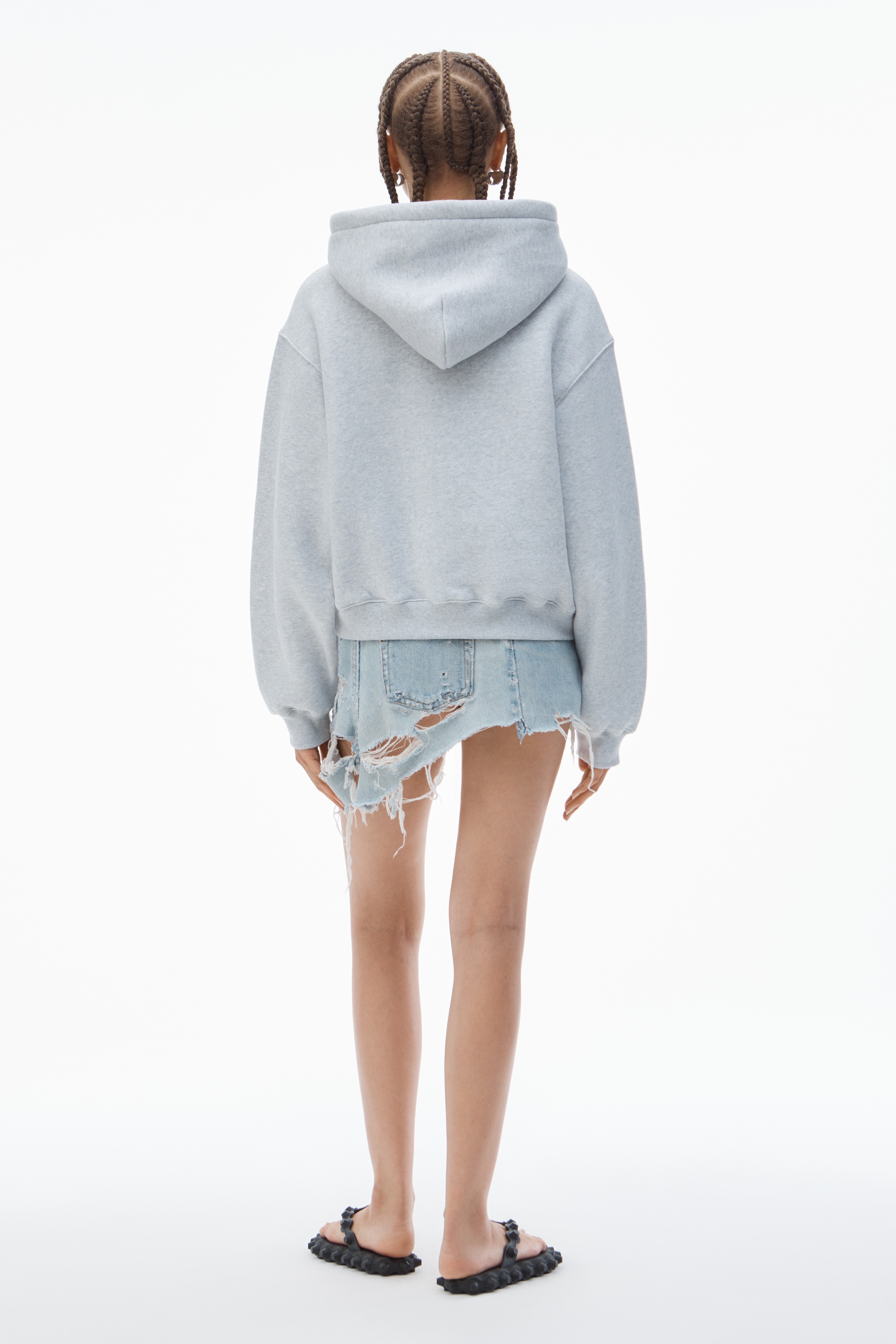 PUFF LOGO HOODIE IN STRUCTURED TERRY - 3
