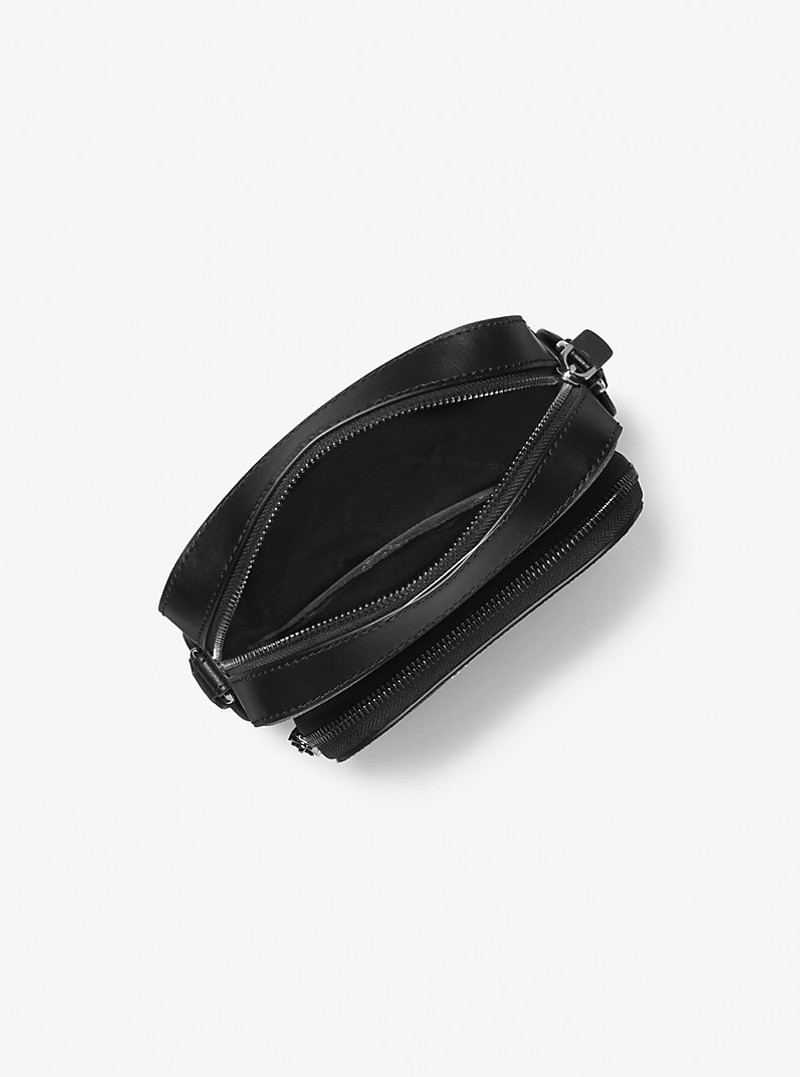 MICHAEL KORS Hudson Mini Signature Logo Flight Bag outlook