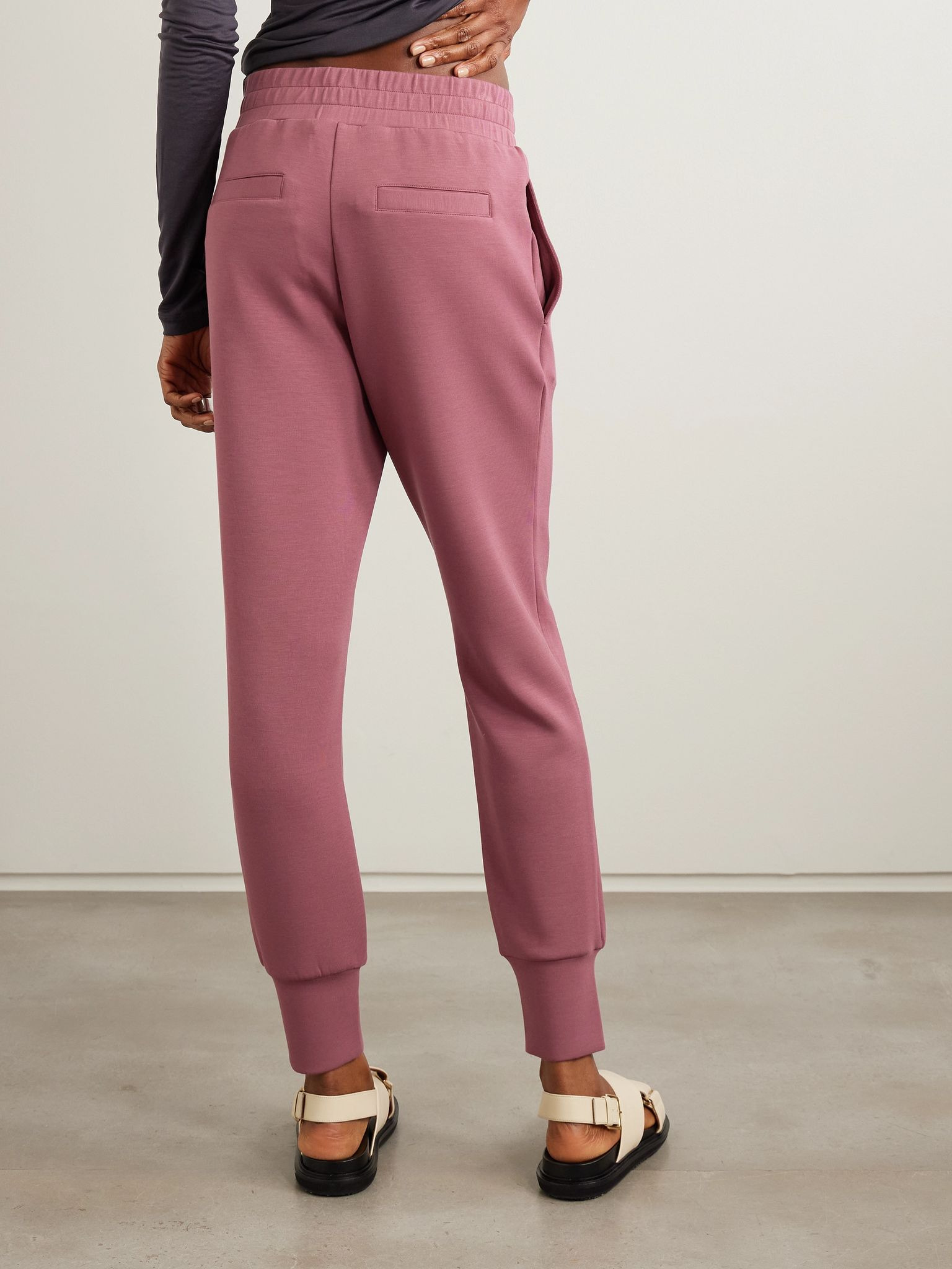 The Slim Cuff DoubleSoft® track pants Pink - 3
