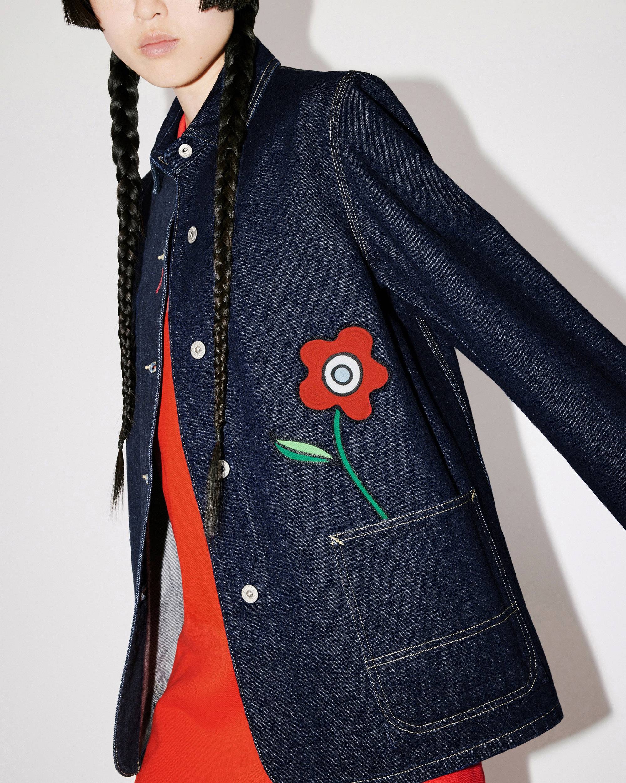 'Rue Vivienne' denim workwear jacket - 8