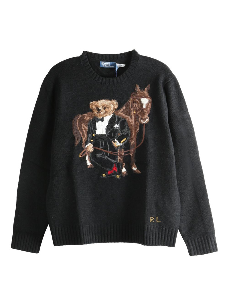 Polo Bear crew-neck sweater 1