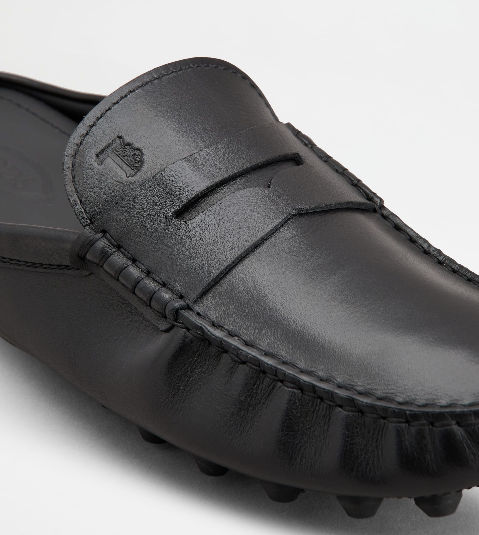 GOMMINO BUBBLE MULES IN LEATHER - BLACK - 4