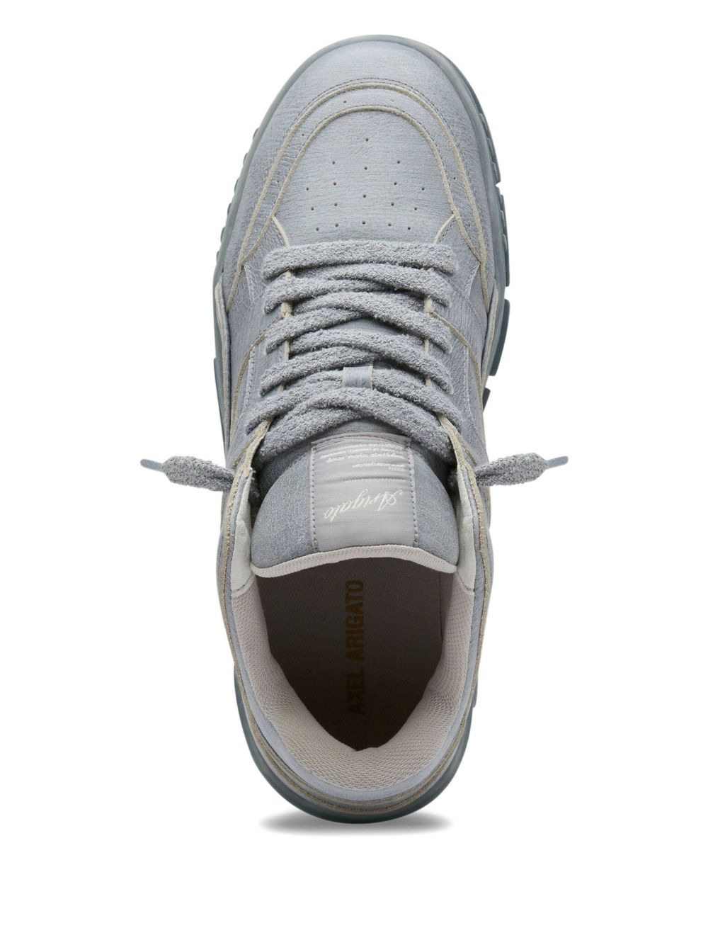 Are Lo leather panelled sneakers - 3