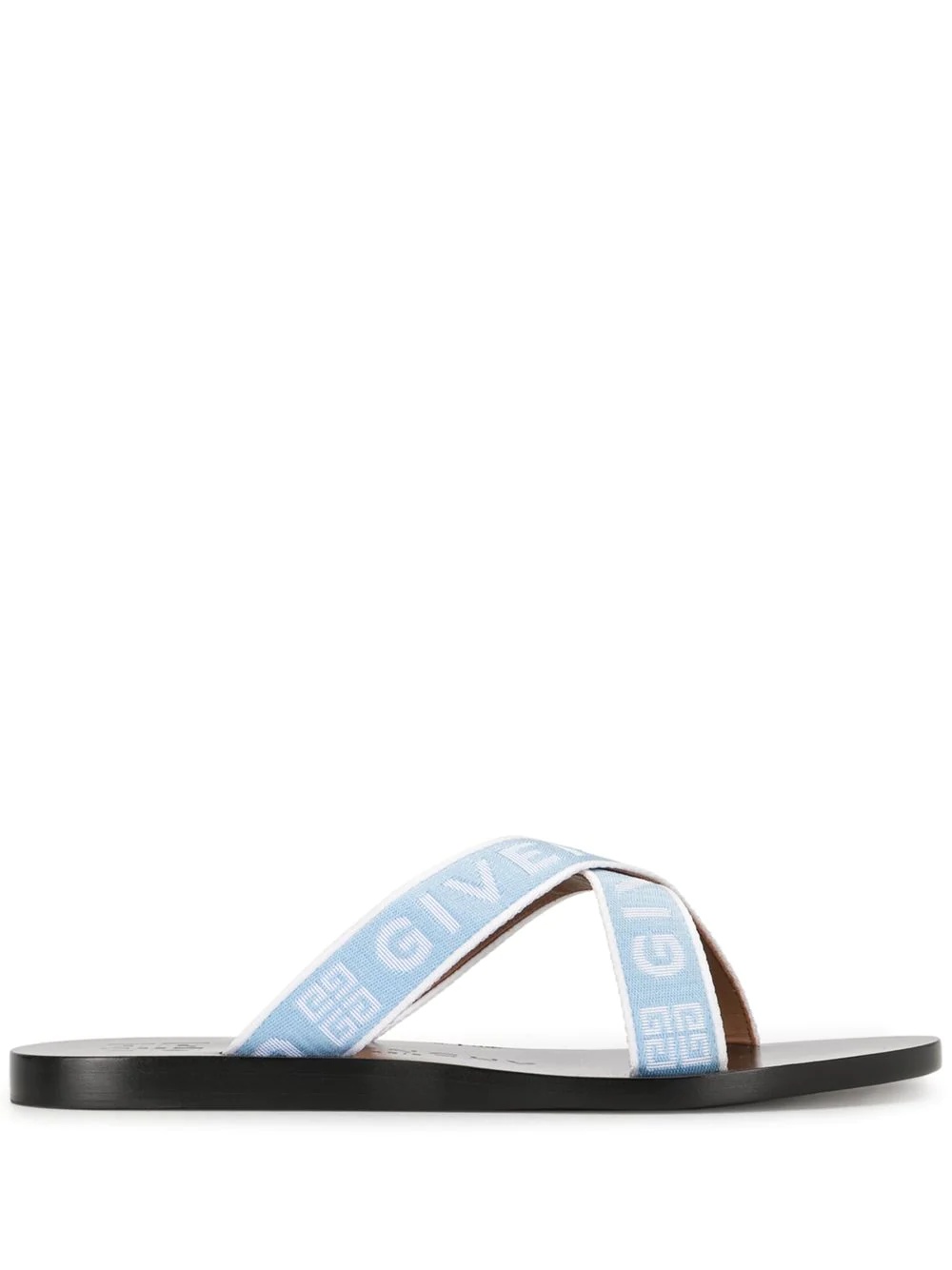 logo-strap sandals - 1