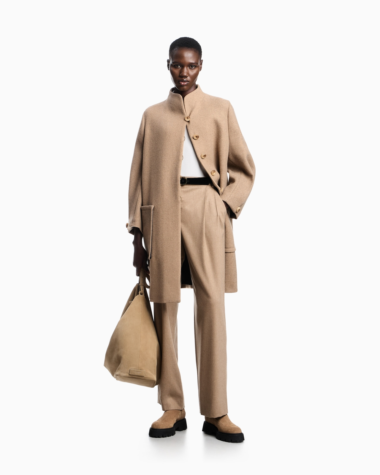 ICON WOOL-BLEND SINGLE-BREASTED COAT - 2