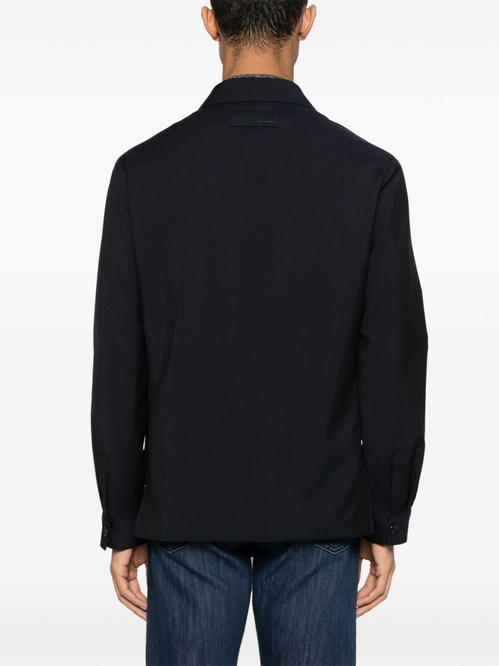 buttoned shirt jacket - 4