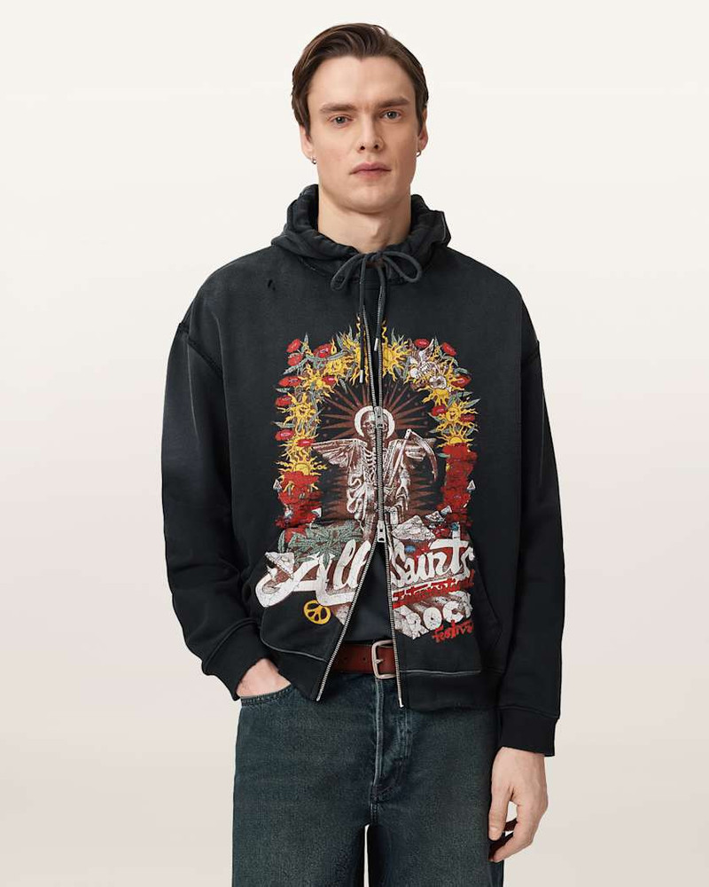 ROQUE ZIP UP GRAPHIC HOODIE 4