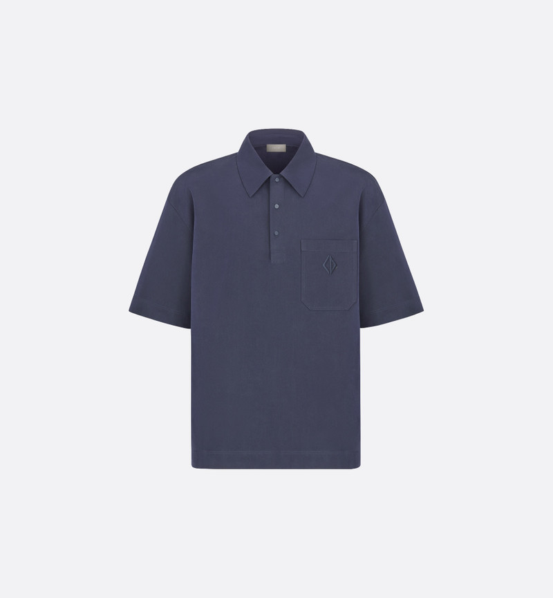 Polo Shirt with CD Diamond Embroidery 1