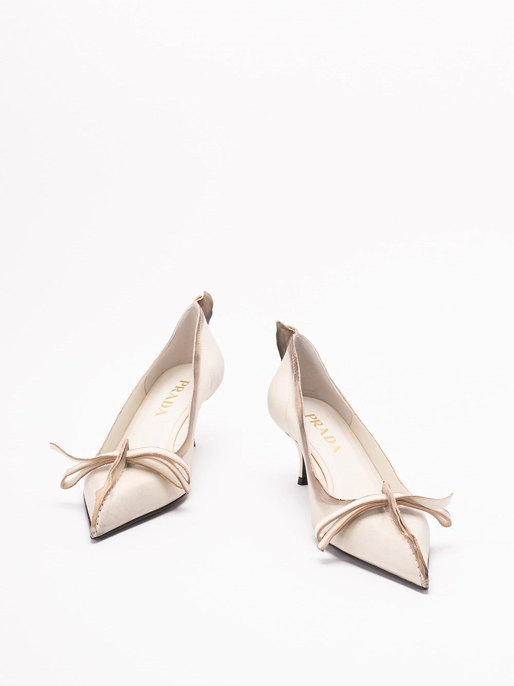 Prada Women Old Leather Pumps - 2