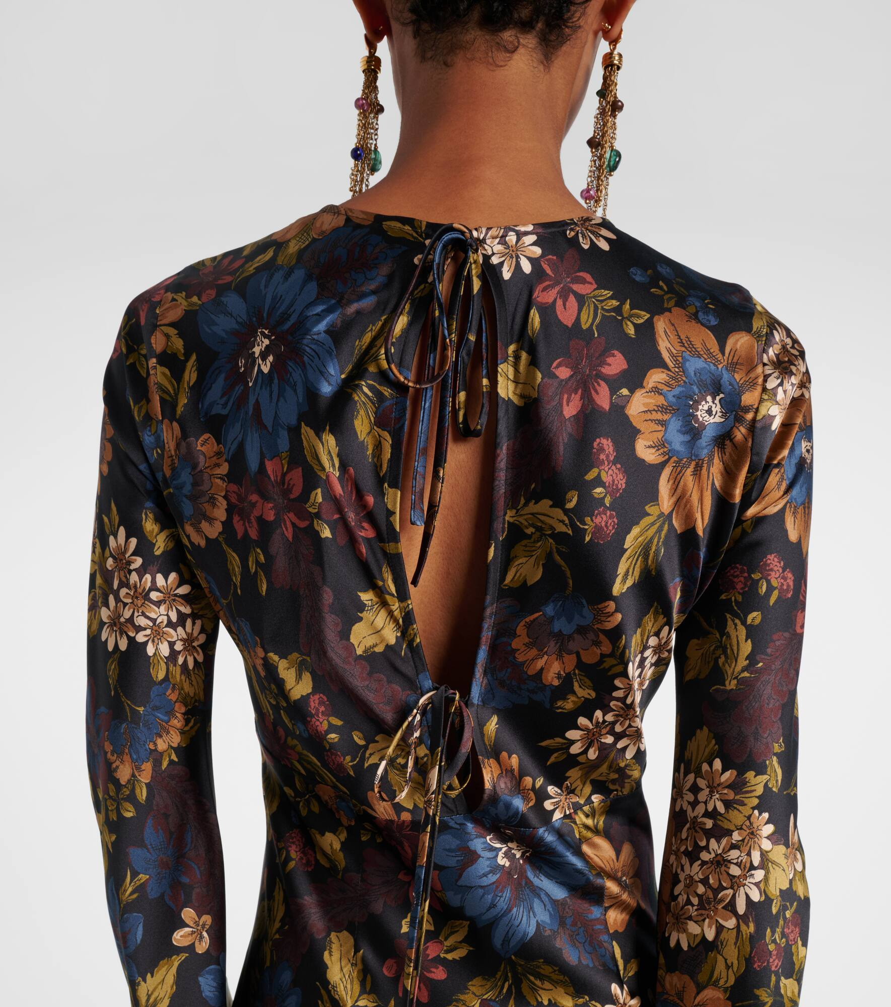 Gemma floral silk-blend maxi dress - 7