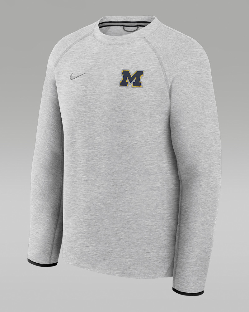 Michigan Tech Fleece Men's Jordan Brand College Pullover Crew 1