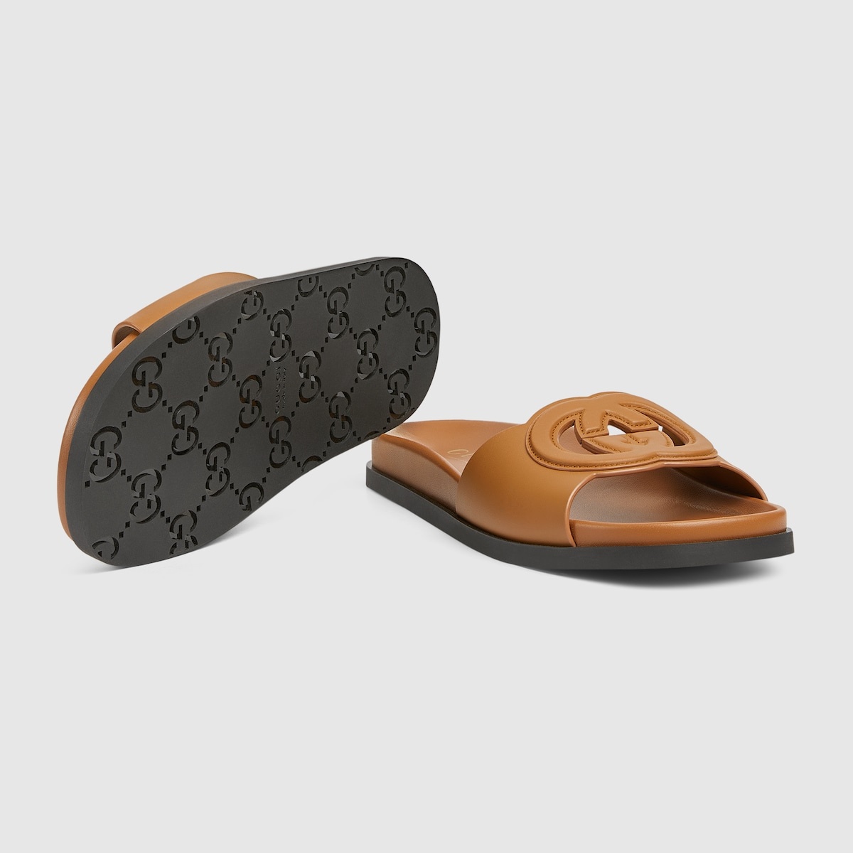 Women's Interlocking G slide sandal - 6
