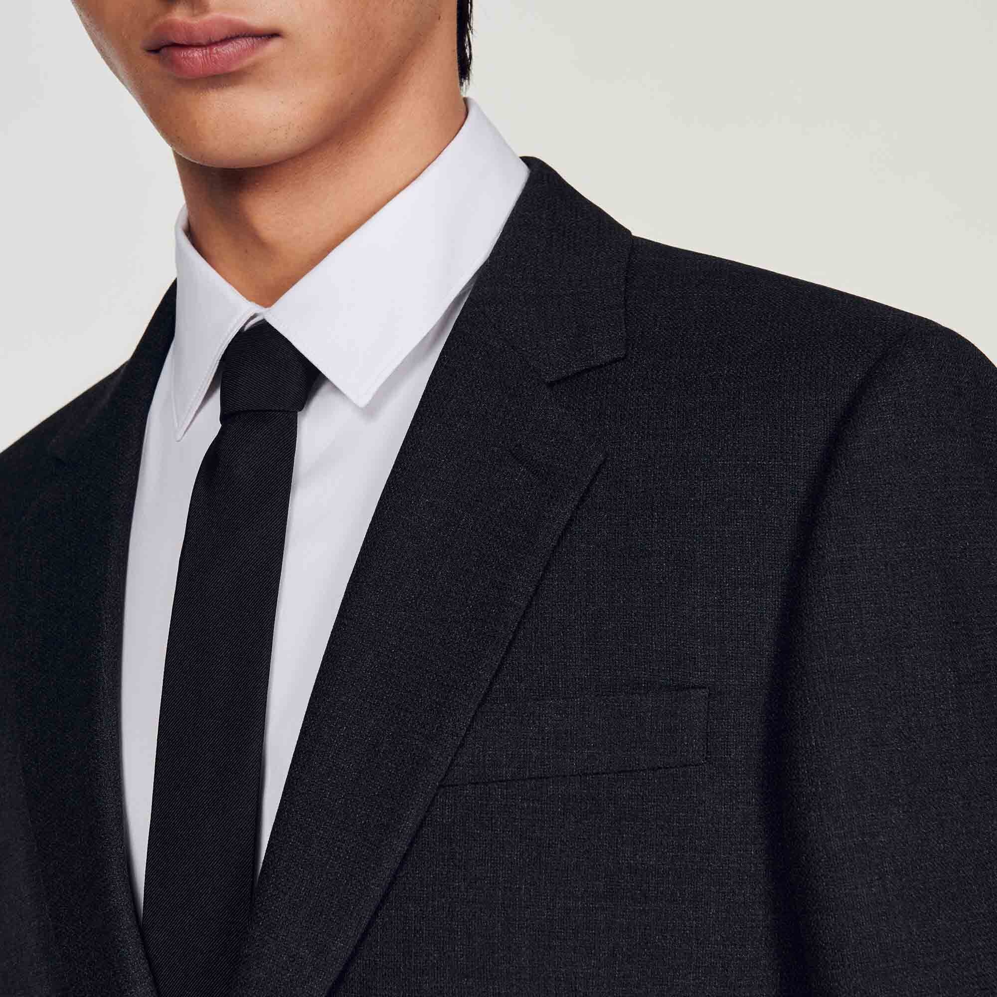 WOOL SUIT JACKET - 4