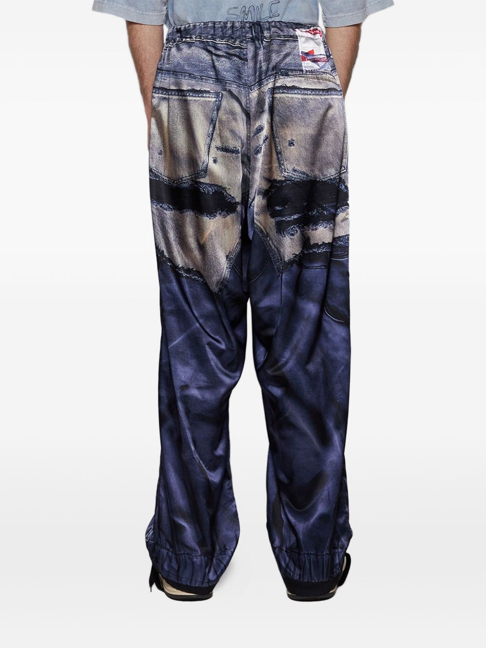 trompe l'oeil trousers - 5