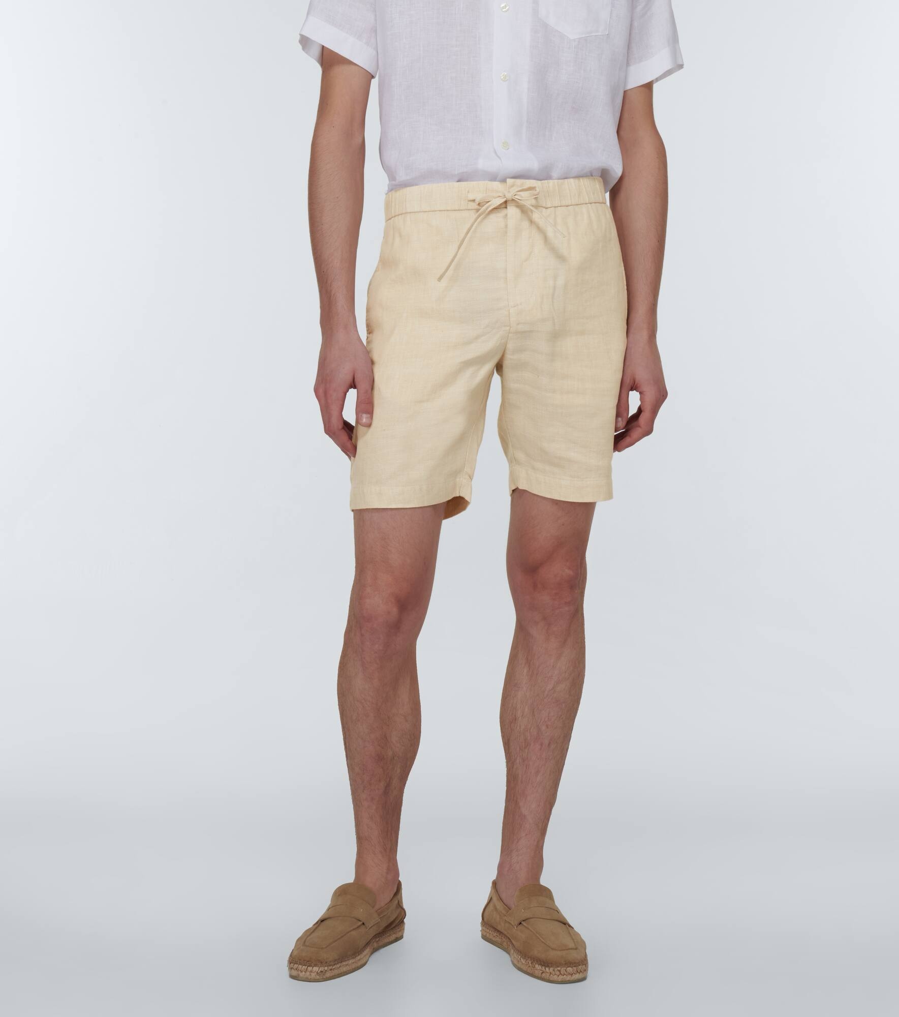 Felipe linen and cotton shorts - 3