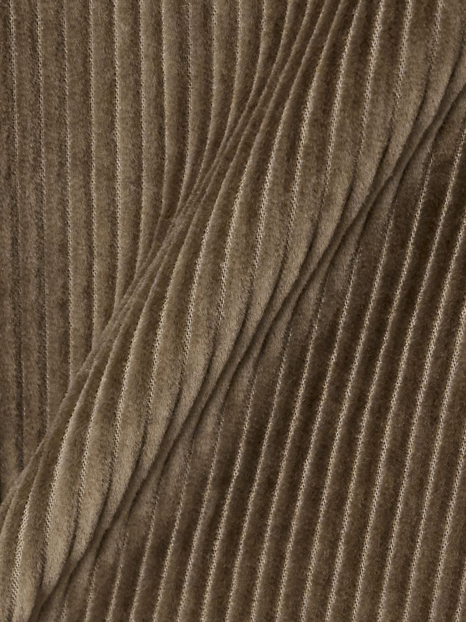 Cotton-corduroy wide-leg pants Brown - 5