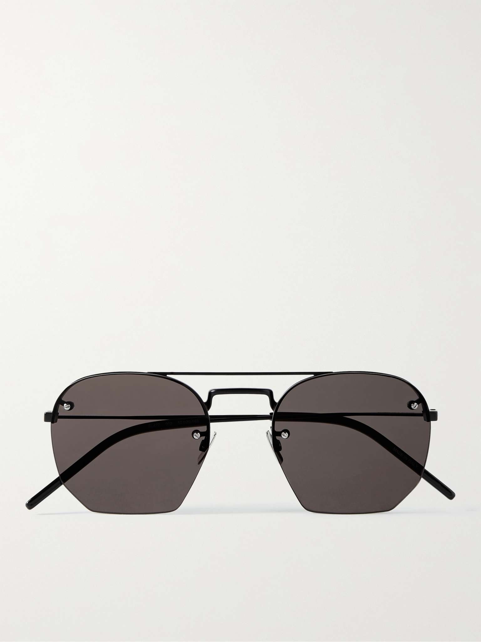 Rimless D-Frame Gold-Tone Sunglasses - 1