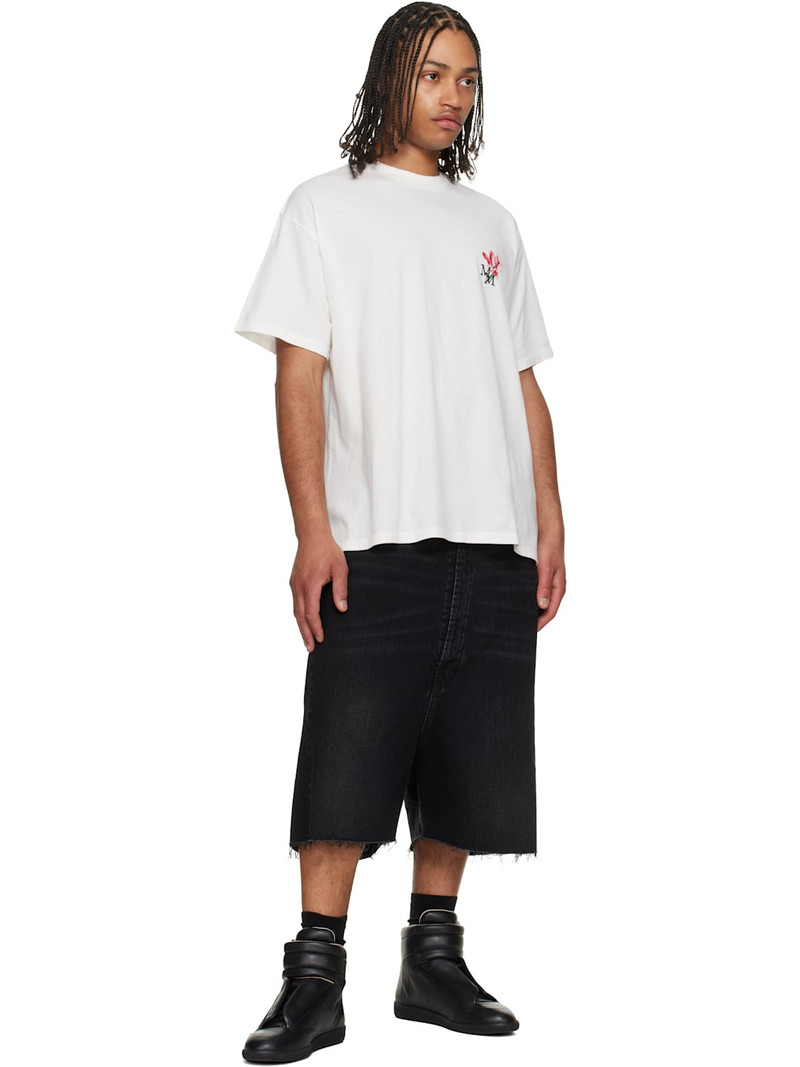 Maison Margiela Off-White Floral Logo T-shirt outlook