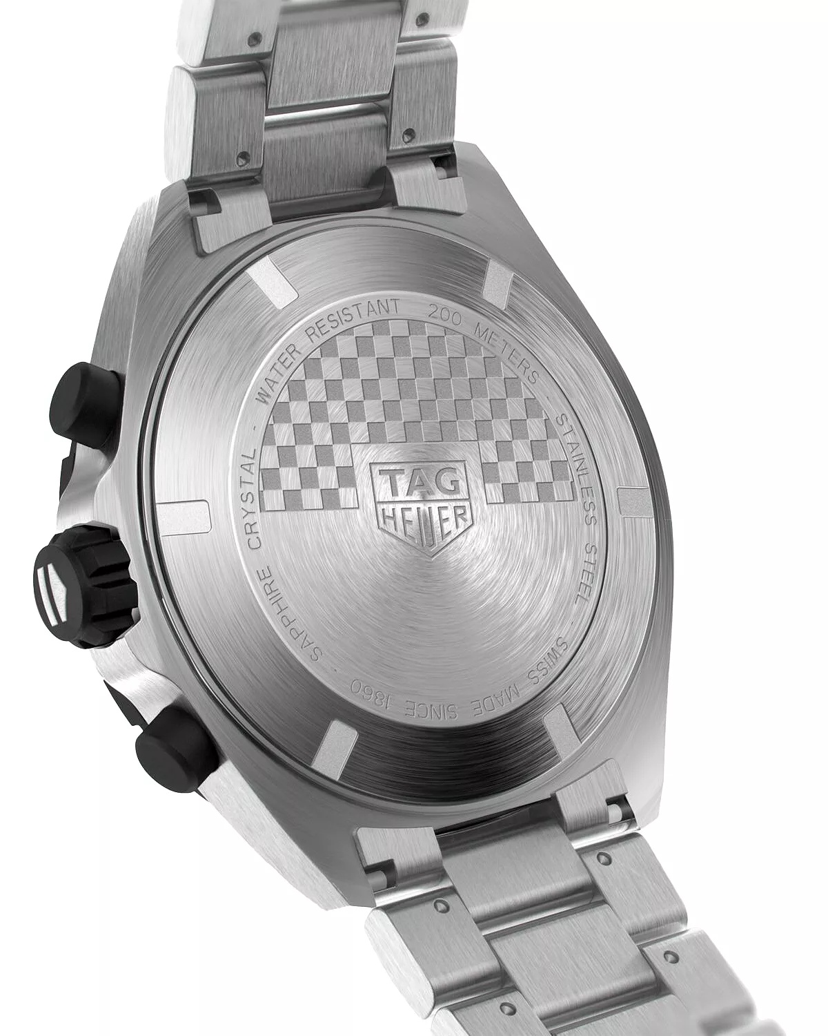 Formula 1 Quartz Men's Black Steel Chronograph, 43mm - 7