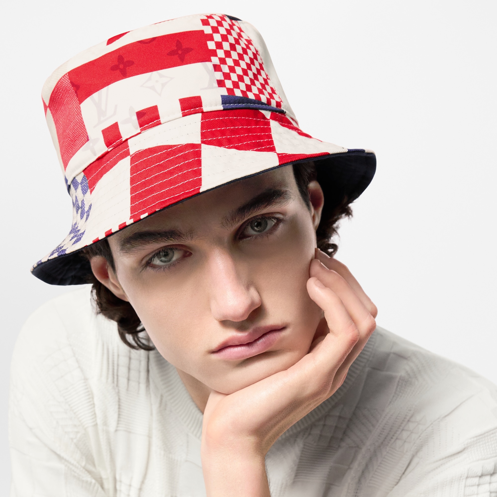 Damier Flags Reversible Bucket Hat - 6