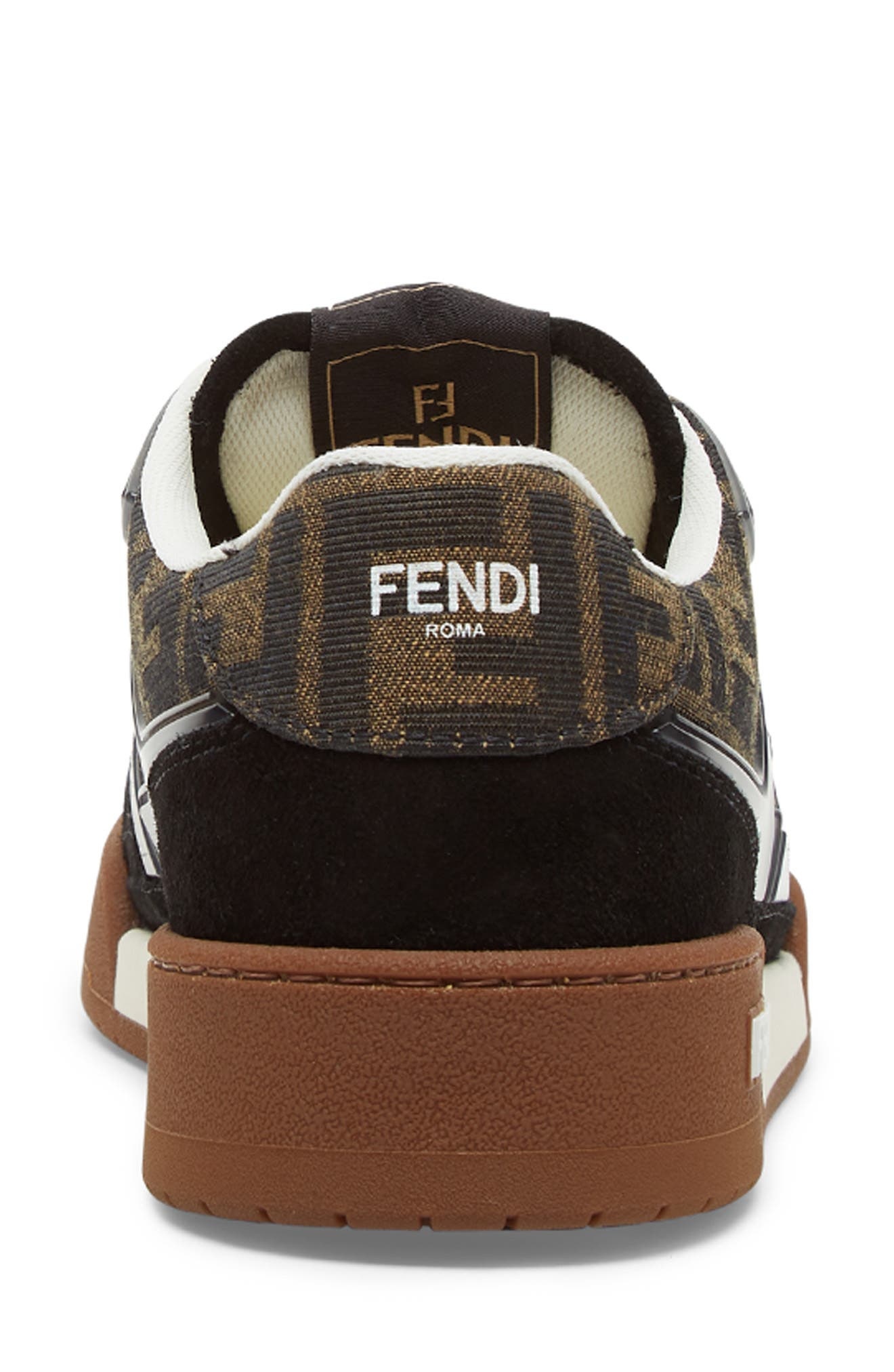 Fendi Match Sneaker in Black/Brown at Nordstrom - 4
