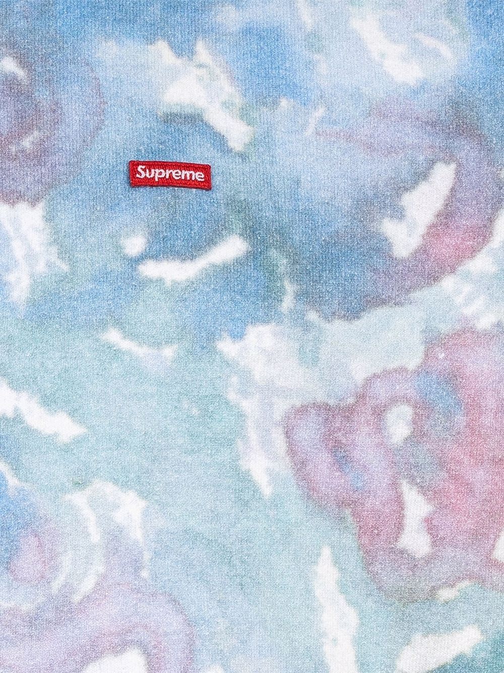 small box logo crewneck sweatshirt - 3