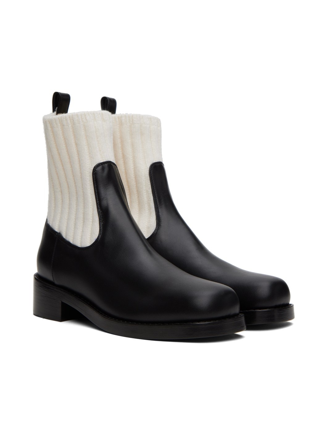 Black & White Hobbes Boots - 4