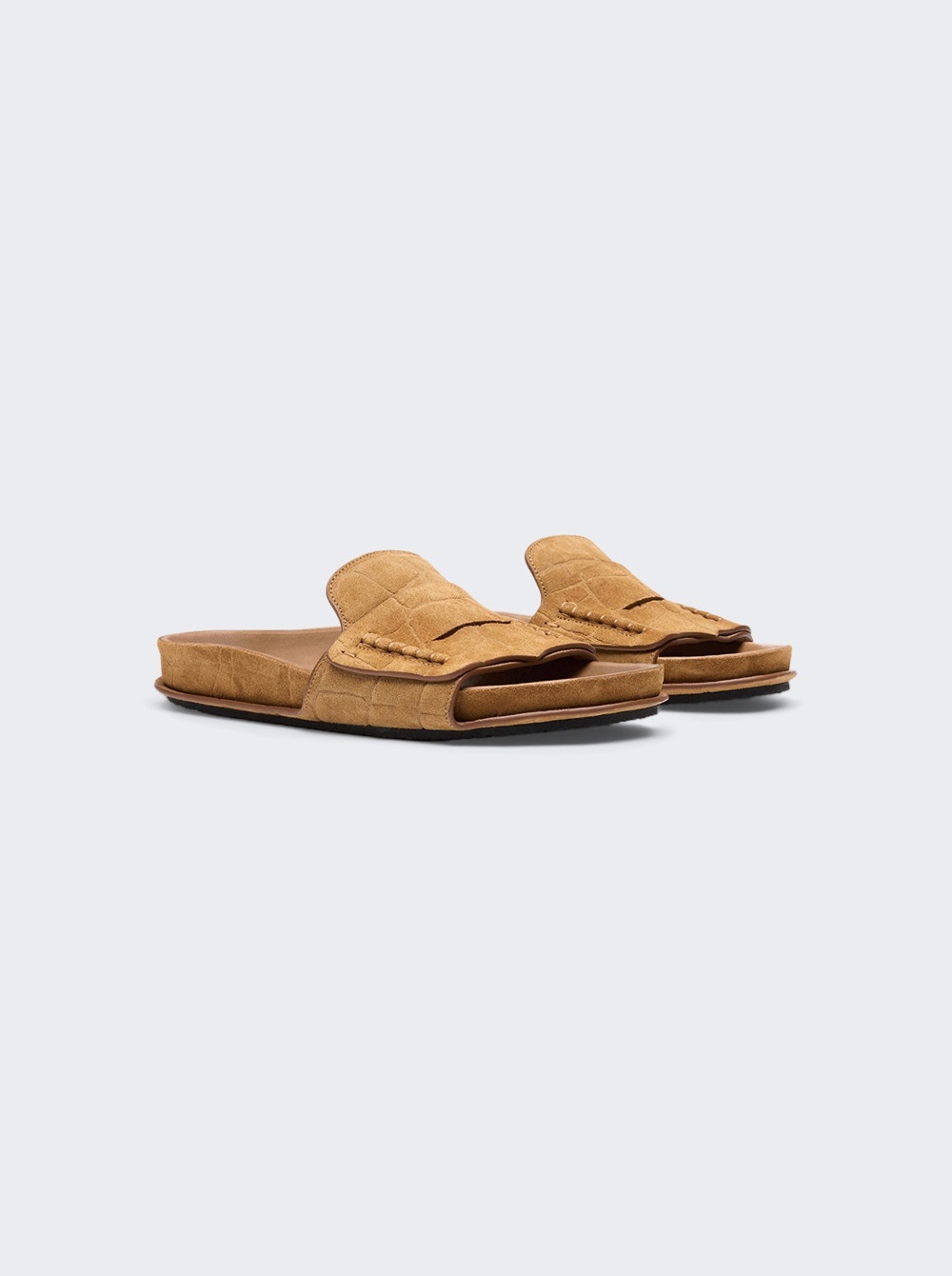 Les Sandales Mocassin Camel - 4