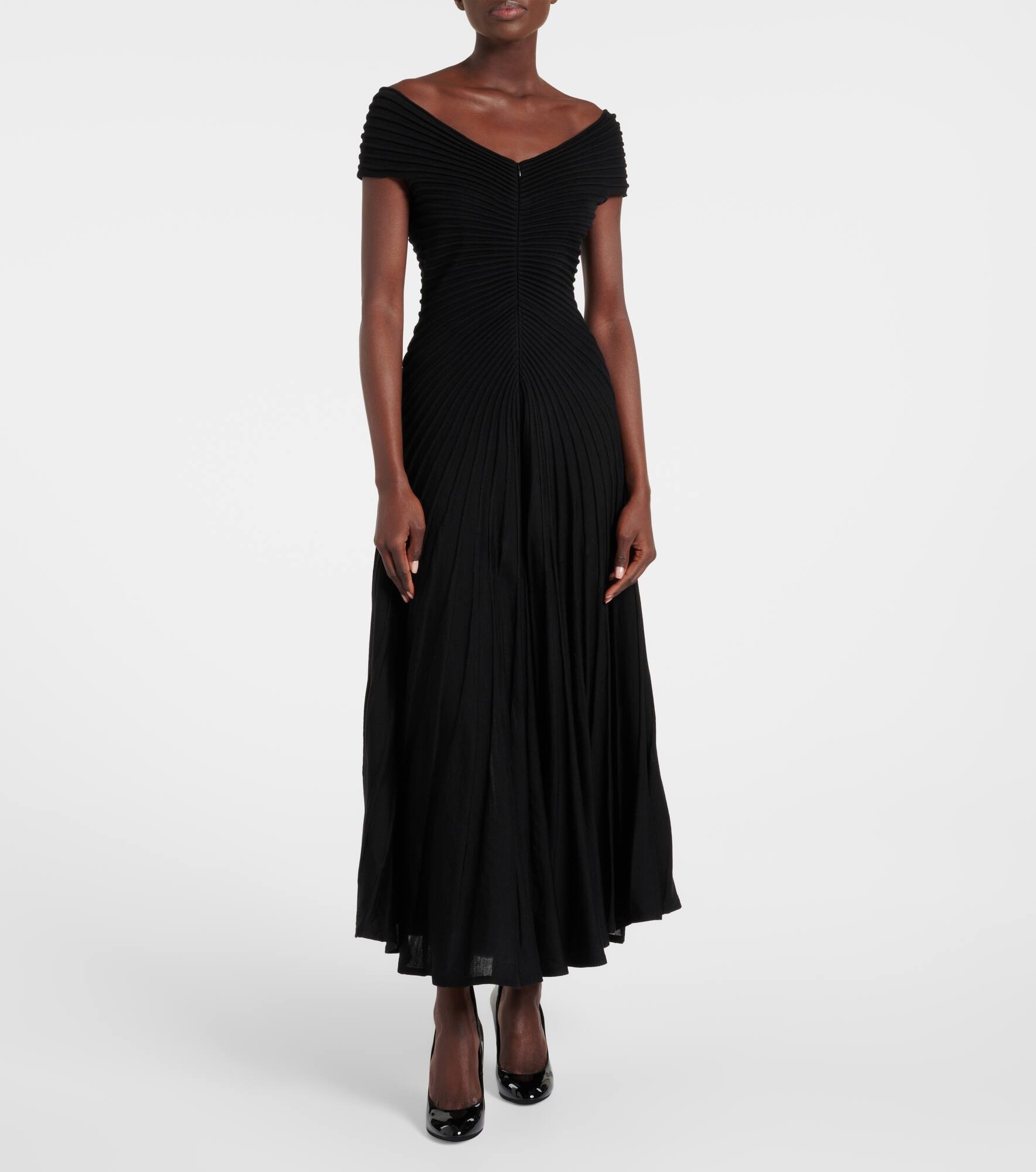 Wool midi dress - 2