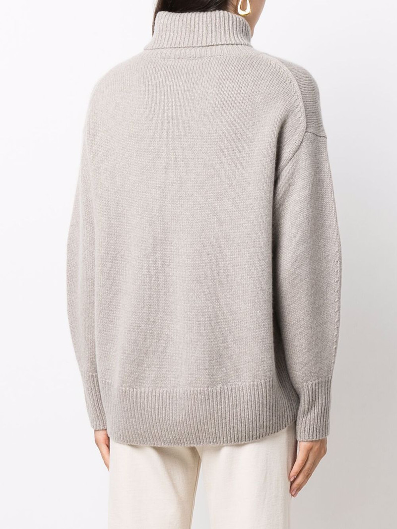 roll-neck cashmere jumper 4