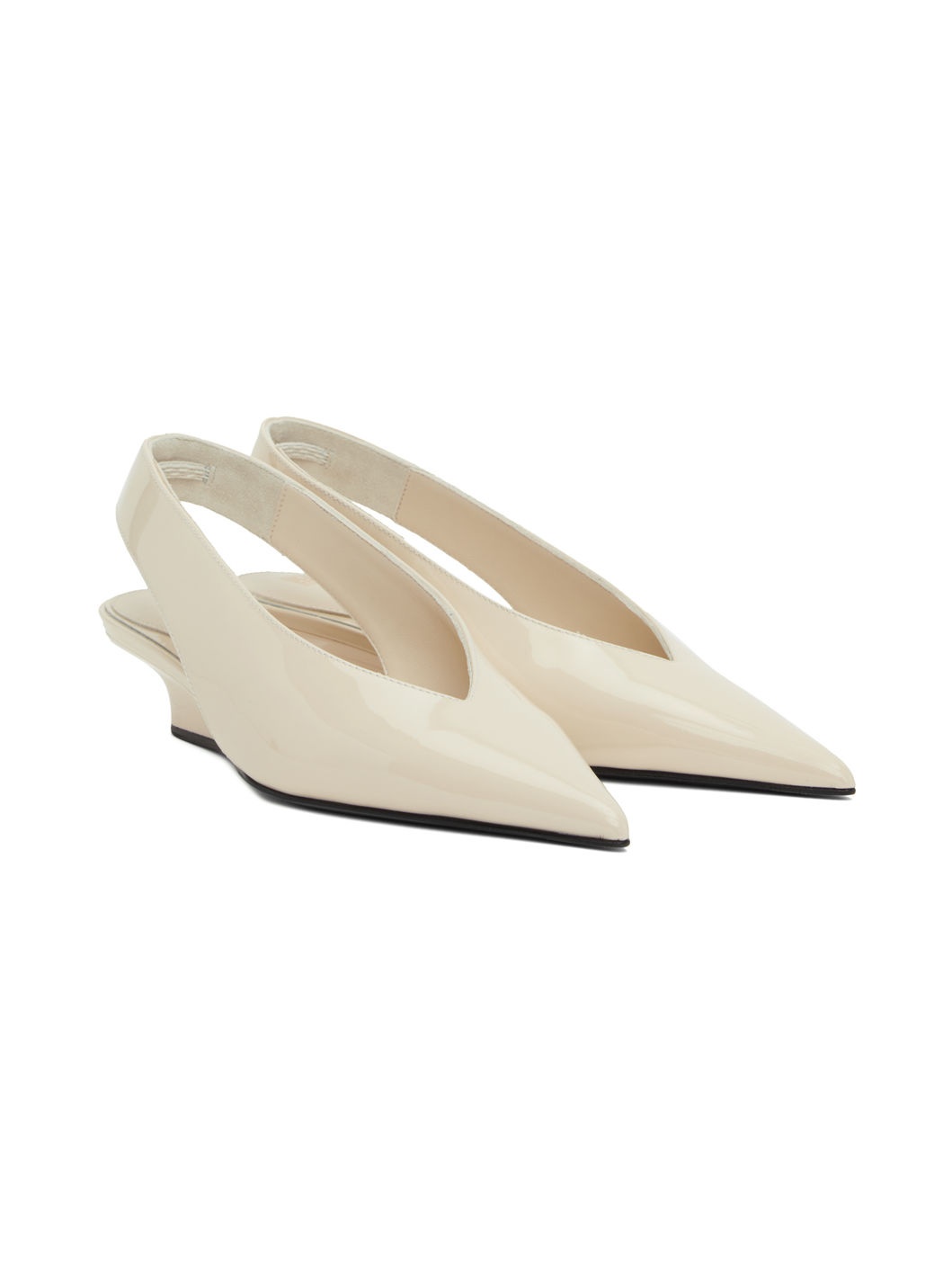 Off-White 'The Wedge-Heel' Slingback Heels - 4