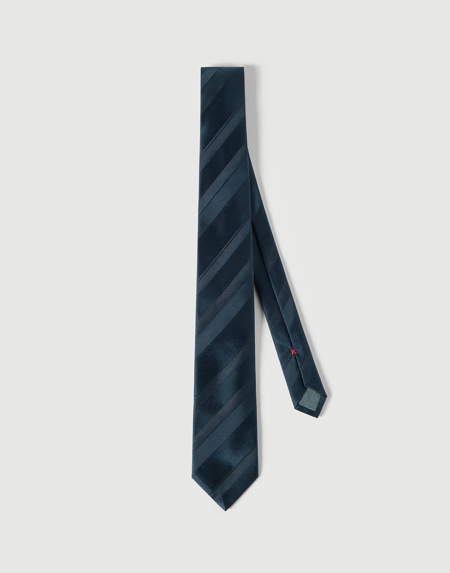 Regimental stripe silk tie - 1