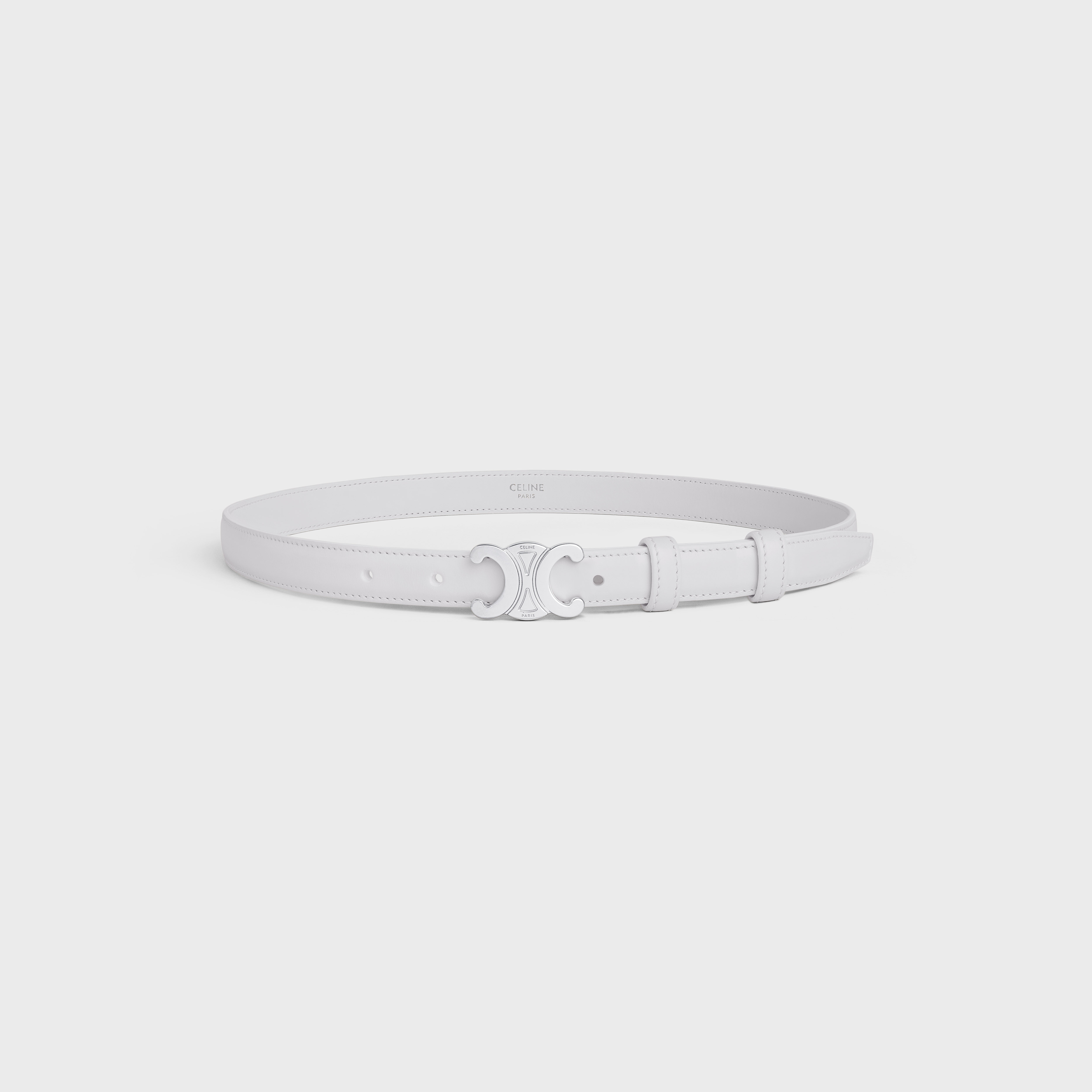 Small Triomphe Belt in Smooth Calfskin - 3
