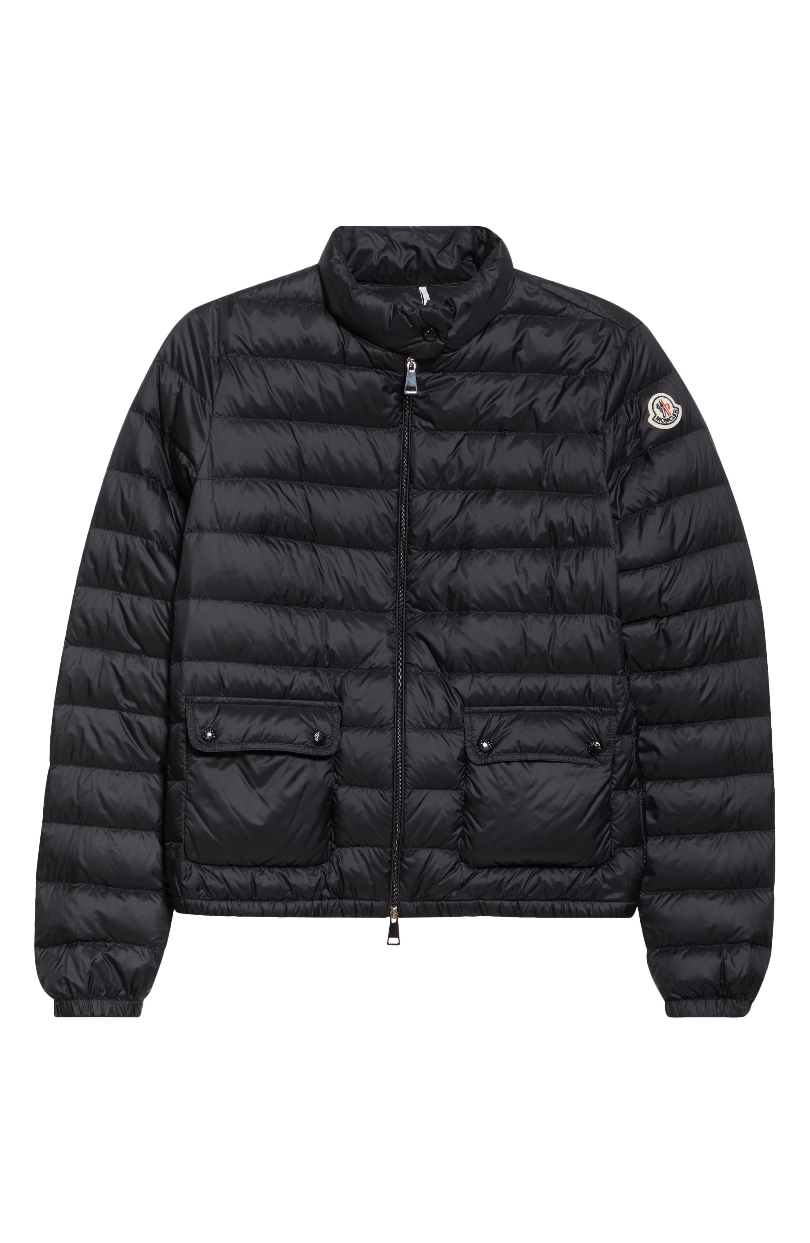 Moncler Lans Down Jacket in Black/Black at Nordstrom - 6