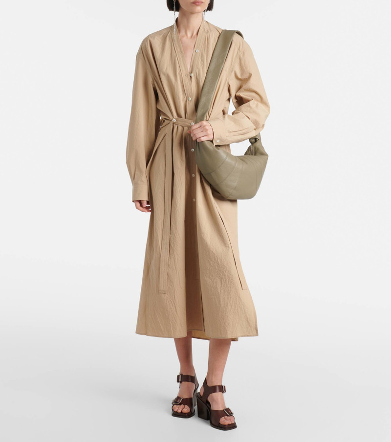 Lemaire Croissant Medium leather shoulder bag outlook