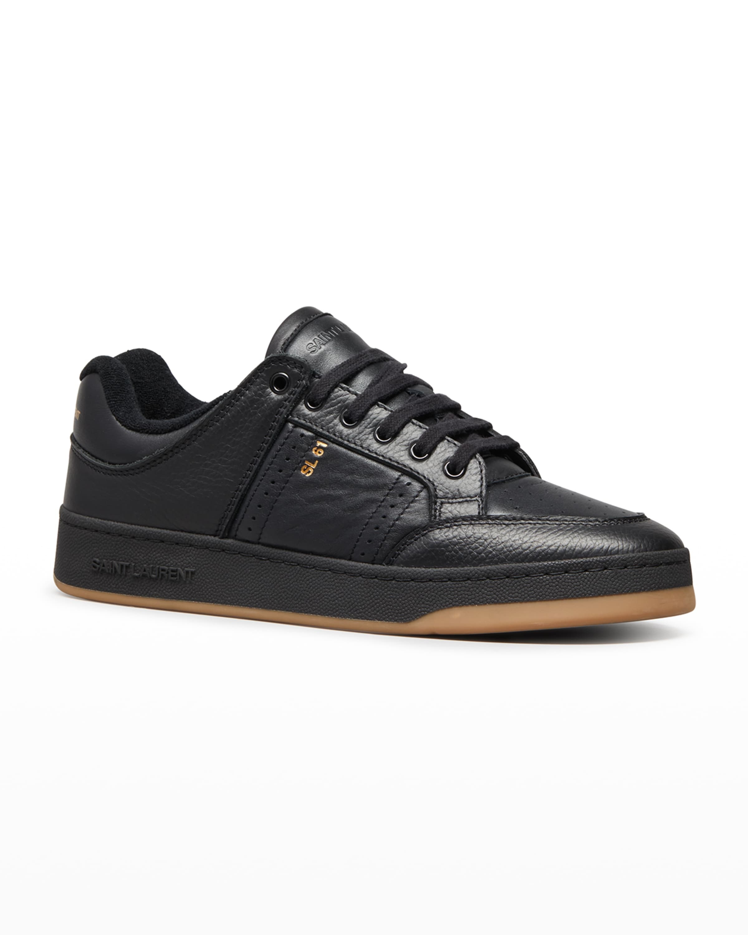Men's SL/61 Low-Top Leather Sneakers - 2