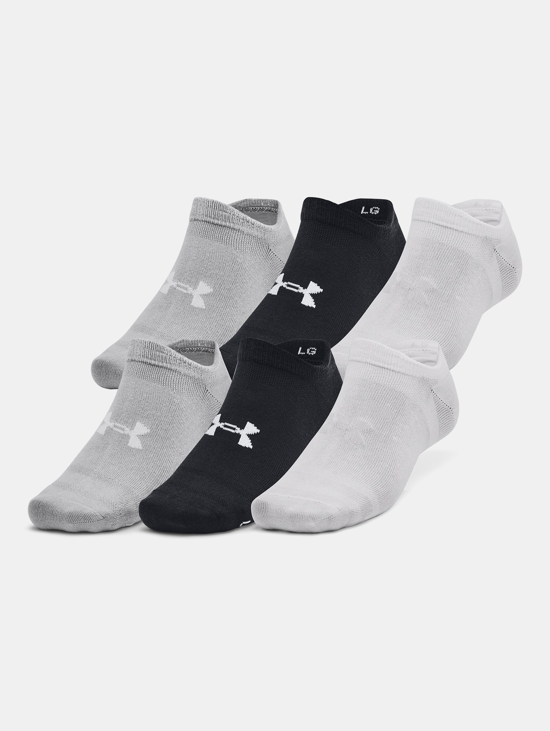 Unisex UA Essential 6-Pack No-Show Socks - 3