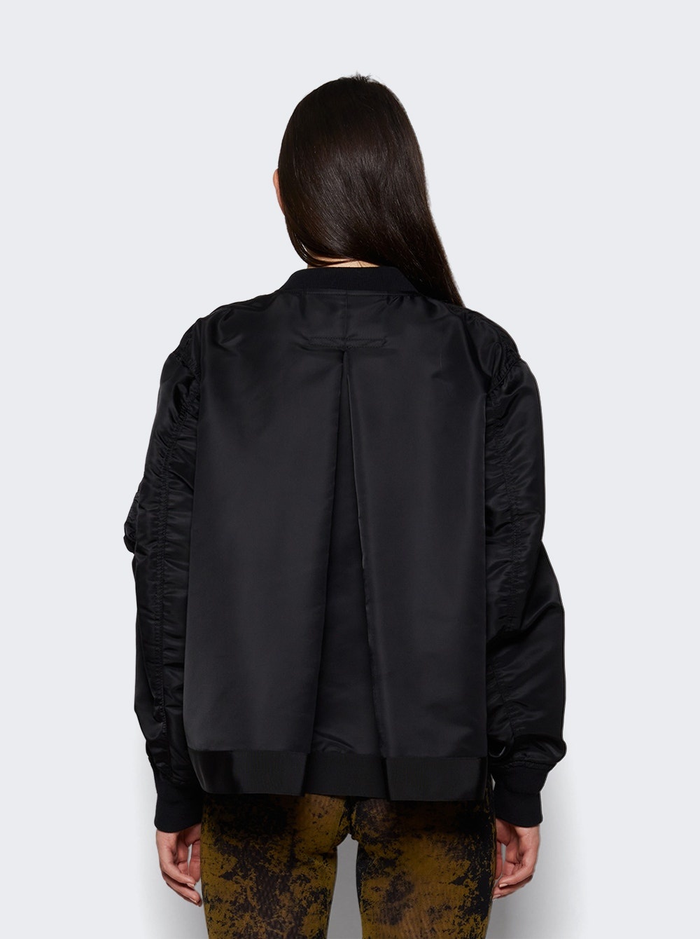 Nylon Twill Blouson Jacket Black - 4