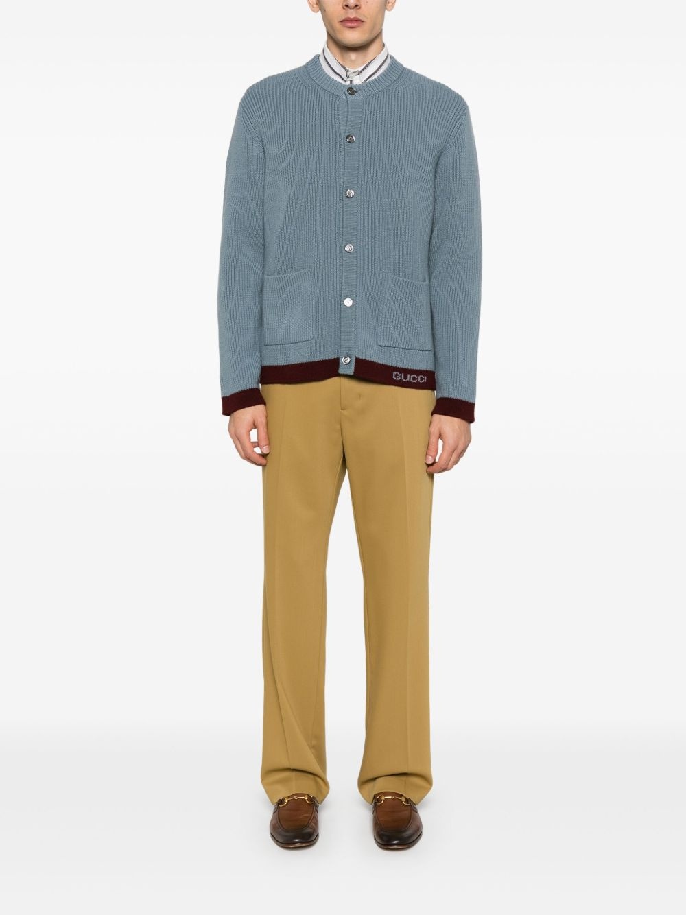 intarsia wool cardigan - 2