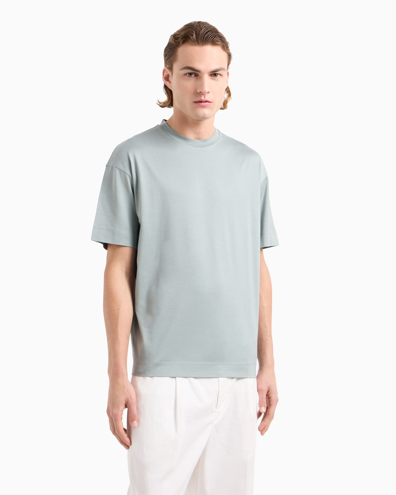 Loose-fit T-shirt in an ASV Lyocell-blend jersey - 2