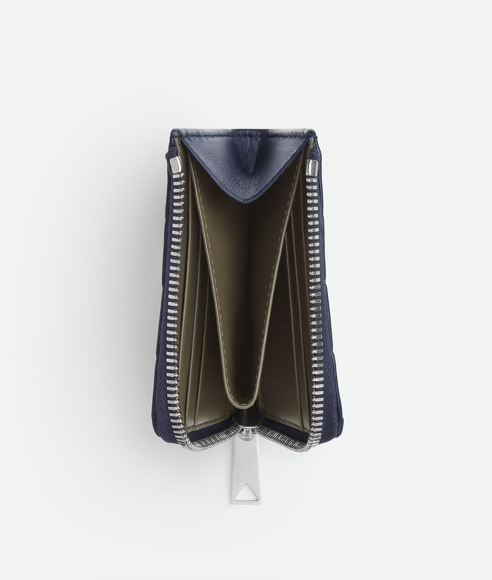 Intrecciato Square Zip Around Wallet - 2